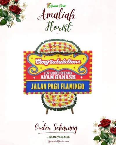 Bunga Papan Congratulation di Karangbolong